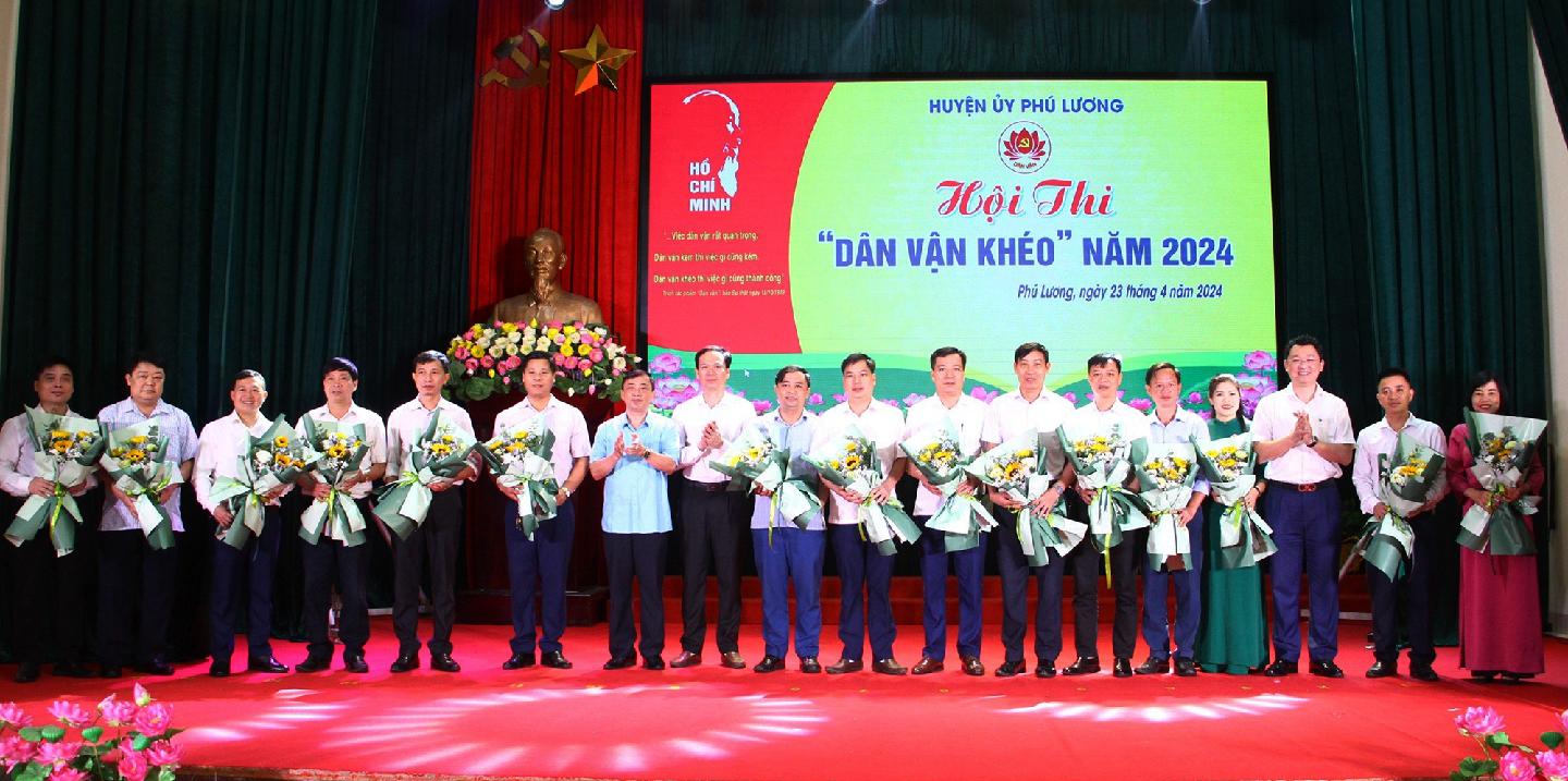 Hội thi Dân vận khéo huyện Phú Lương năm 2024
