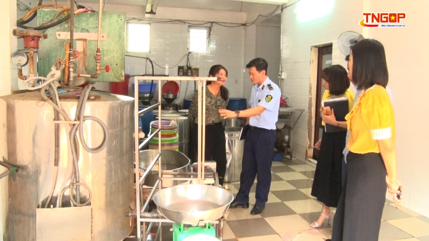 Kiểm tra an toàn thực phẩm tại TP. Thái Nguyên