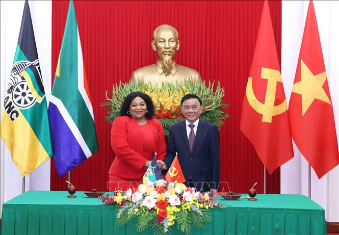 Việt Nam - Nam Phi gìn giữ và phát huy quan hệ giữa hai Đảng cầm quyền